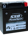 MOTORCYCLE AND POWERSPORTS BATTERY (YB5L-B) AGM 12V 5AH 125CCA BY SSB HIGH PERFORMANCE