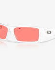 0OO9014-C960 Oakley Gascan Sunglasses Matte Clear frame with PRIZM Peach Lenses
