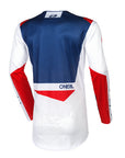 O'Neal HARDWEAR AIR Slam Jersey - White/Blue/Red