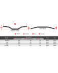 SCAR Handlebars S2 7/8'