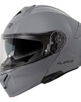 RJAYS TOURTECH V Helmet - Solid Gloss Grey | Flip-Front