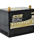 AGM BATTERY DEEP CYCLE DUAL PURPOSE 12V 60AH 600CCA BY SSB ULTRA HIGH PERFORMANCE