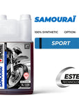 Samourai 100% Synthetic Ester Oil (1L bottle, strawberry scented)
