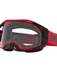 AirBrake MX Goggle Moto Red B1B w Clear Lens Oakle