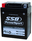 MOTORCYCLE AND POWERSPORTS BATTERY (YB14A-A2) AGM 12V 12AH 310CCA BY SSB HIGH PERFORMANCE