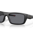 0OO9367-0160 Oakley Drop Point Sunglasses Matte Black Frame with PRIZM Grey Lens