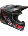 O'Neal 2026 3SRS HAZE Helmet - Black/Grey/Red