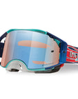 Airbrake MX Goggle TLD Blue Strap with Sapphire Iridium Lens