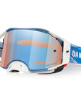 Airbrake MX Goggle Sexton Sig. White Strap with Prizm Sapphire Lens