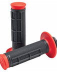 ProTaper Pro Series Lock-On - Half Waffle - Red Black