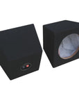 SPEAKER BOX 6.5" BLACK CARPET (PAIR)