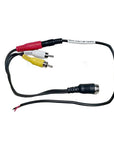 MONGOOSE 4 PIN CAMERA TO RCA SCREEN OR RADIO + POWER PLUG