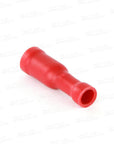 RED FEMALE BULLET TERMINALS 4MM - PACK OF 100