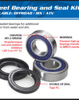 ALL BALLS WHEEL BEARING KIT REAR KAWASAKI KLX110 02-21 SUZUKI DRZ110 03-06