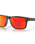 0OO941794170459 Oakley Holbrook XL Sunglasses Matte Black Frame with PRIZM Ruby Lens