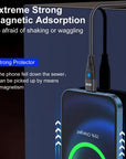AUTOMATIC VISION REPLACEMENT MAGNETIC USB-A TO USB-MICRO USB CABLE