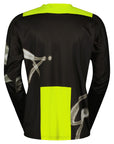SCOTT Swap EVO MX Jersey, Caviar, Black/Yellow - back