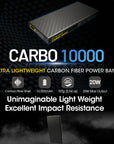 NITECORE 10,000MAH POWER BANK ULTRA LIGHTWEIGHT CARBON FIBER ENERGY BRICK