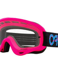 Oakley O Frame Pink Splatter Clear Goggles