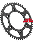 JT Sprocket Rear Steel Self Cleaning