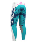 THOR MX PANT LAUNCHMODE FUTURA WHITE/AQUA