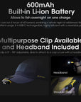 NITECORE 150 LUMEN INTELLIGENT IR SENSOR CLIP-ON CAP LIGHT