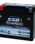 MOTORCYCLE AND POWERSPORTS BATTERY (YTX12-BS) AGM 12V 10AH 265CCA BY SSB HIGH PERFORMANCE