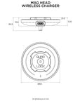 Quad Lock Mag Head Wireless dimensions