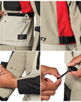 REV'IT! Convergent H2O Jacket - Sand/Red
