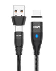 AUTOMATIC VISION REPLACEMENT MAGNETIC USB-A TO USB-MICRO USB CABLE