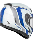 RJAYS GRID Helmet - Gloss White/Blue