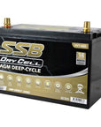 AGM BATTERY DEEP CYCLE DUAL PURPOSE 12V 130AH 1000CCA BY SSB (31X MF) ULTRA HIGH PERFORMANCE