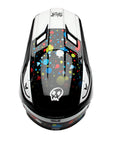 THOR HELMET FLEET SPLAT BLACK YOUTH