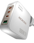 MICRODIA SMARTCUBE NANO 100W 4 PORT GAN WALL CHARGER - WHITE