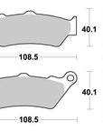 BRAKE PADS MOTO MASTER FRONT SINTERED FOR MULTIPLE MAKES