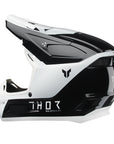 THOR HELMET FLEET STORM BLACK/WHITE YOUTH