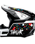THOR HELMET FLEET SPLAT BLACK YOUTH