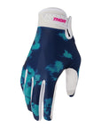 THOR GLOVE YOUTH LAUNCHMODE BLEACH WHITE/AQUA
