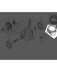 PISTON KIT OEM FITMENT HONDA OVERSIZE 0.25 SXS700 TRX680 MUV700