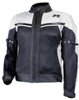 MOTODRY Summer Vent Jacket - White Black