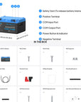 BLUETTI 12V 320A LITHIUM BATTERY