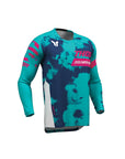 THOR MX YOUTH LAUNCHMODE BLEACH WHITE/AQUA