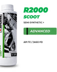 IPONE R2000 SCOOT - Semi-Synthetic 2T Oil - Green Belt in Advanced Oil
