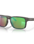 0OO9102-J855 Oakley Holbrook Sunglasses Woodgrain Frame with PRIZM Shallow Water Polarized Lens