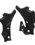 Black X-Grip Frame Guards - HONDA TRANSALP XL750 2023 2024