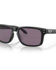 0OO91029102E855 Oakley Holbrook Matte Black Frame with PRIZM Grey Lens