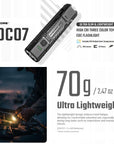 NITECORE EDC07 1500 LUMEN EDC TORCH DESERT TAN