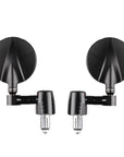 Revolution Bar End Mirrors Tarmac Alloy - Pair