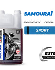 IPONE SAMOURAI 100% Synthetic 2T Oil - Blue Belt Sports Oil
