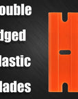 EDS AUTO PLASTIC DOUBLE EDGE RAZOR BLADE BOX OF 100